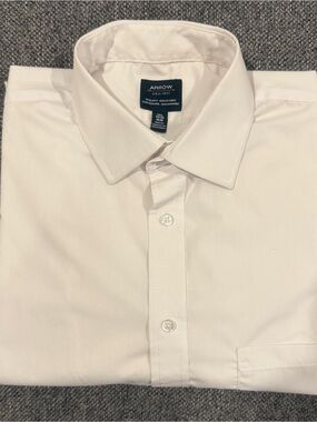 Arrow Men's White Dress Shirt - Point Collar
